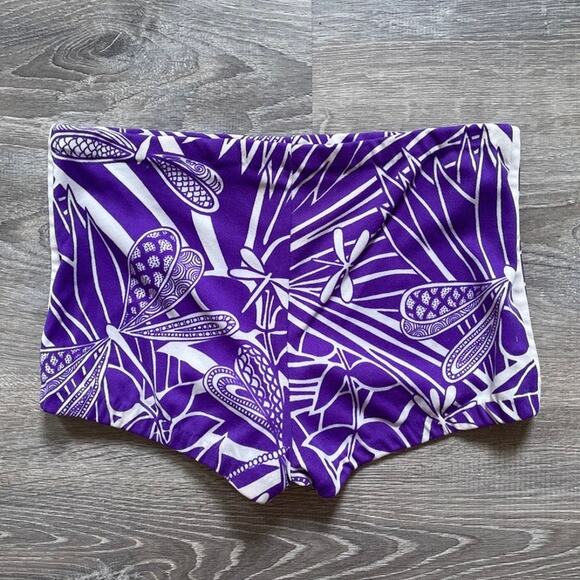 Vtg 60s 70s ROBBY LEN FASHIONS Dragon Fly Polyester Two Piece Bikini Sz 13/14 - Picture 5 of 8